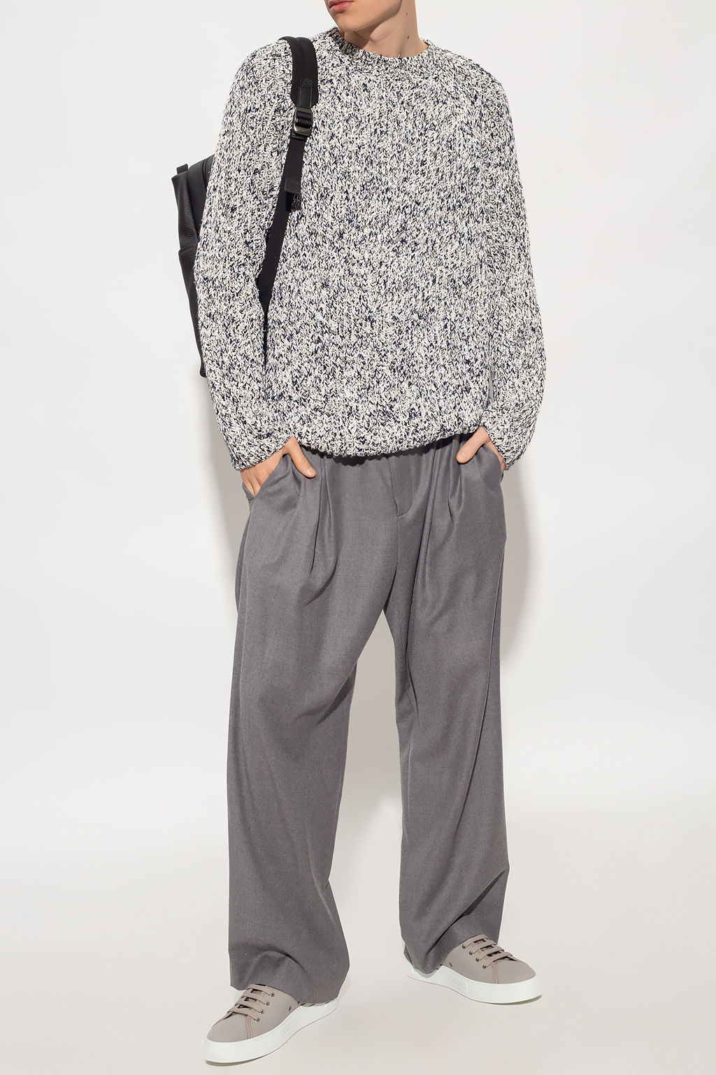 GenesinlifeShops Japan Grey Davian wool trousers The Row